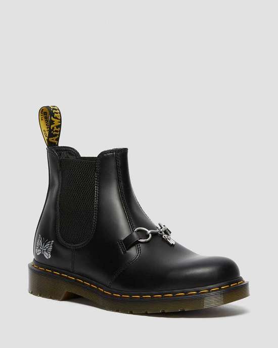 Botas Chelsea Dr. Martens Needles 2976 Snaffle Mujer Negros MX-64230